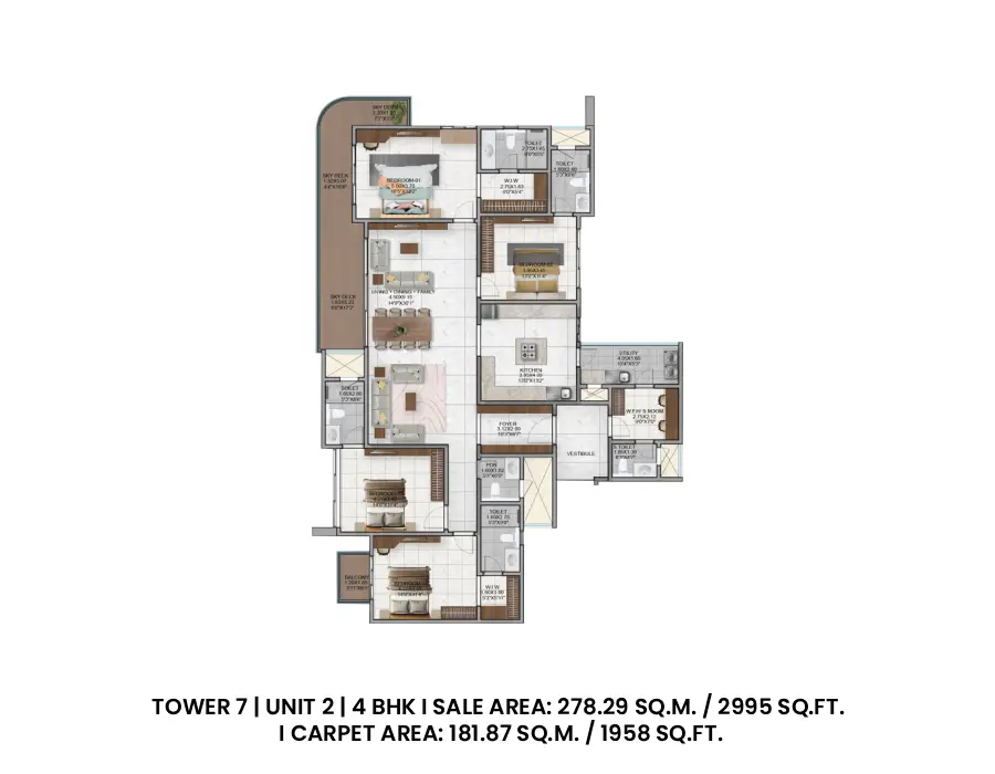 Nambiar District 25 floor plan